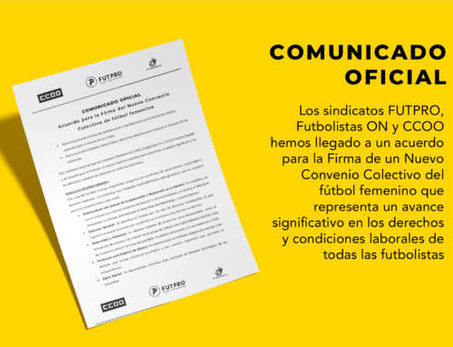 Acuerdo para la Firma del Nuevo Convenio Colectivo de fútbol femenino